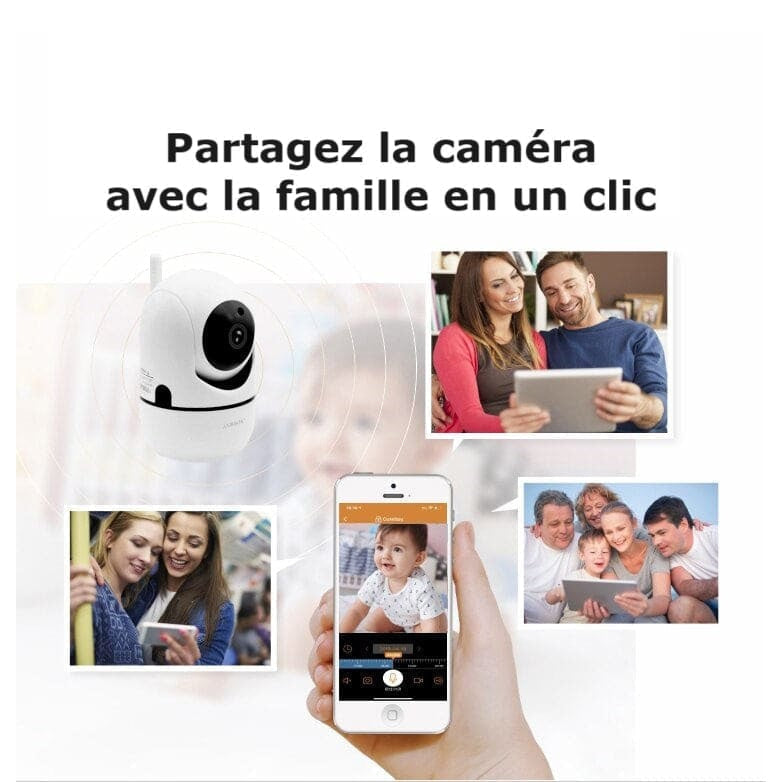 Caméra De Surveillance Ip Wifi Full Hd Intérieure
